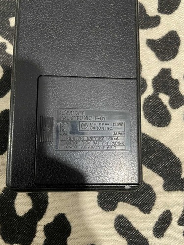 Canon Palmtronic F61 VFD calculator 1976 Vintage collector item Rare(Read Below) - Picture 6 of 14