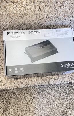 Infinity Primus 3000A Mono Subwoofer Amplifier 300 Watt RMS Class D Amp 600w Max