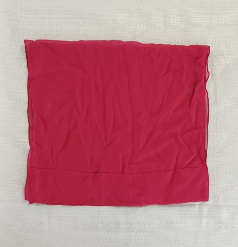 Mujer Rojo Transparente Moda Bufanda Vestido Bufanda Rectángulo 57"x16" Largo Sin Marca - Imagen 16 de 18