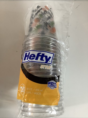 Halloween Cups 12 Dixie Cups 20 Hefty Cups 12 Black Cups 12 Goblets 1 Cozy New - Picture 3 of 6