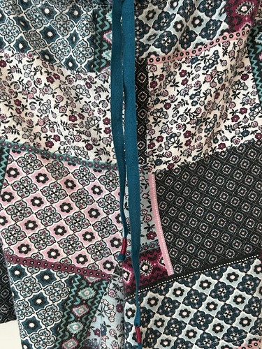 Women's Secret Treasures 3X (22-24W) Sleepware Drawstring Shorts Patchwork - Picture 3 of 8