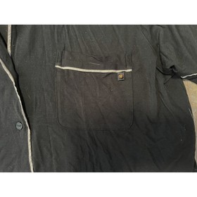 Victoria's Secret Sleep Set size L black with pink trim Pajamas