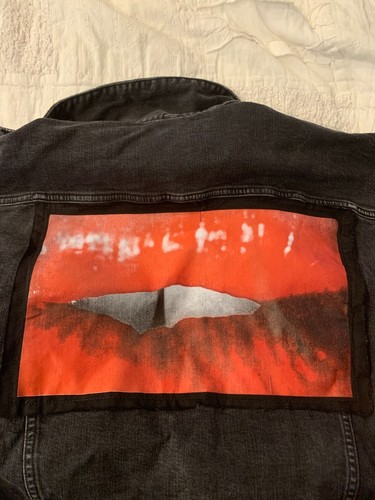 Chaqueta de mezclilla Hudson REI para mujer talla S negra recortada desgastada Crash n Burn - Imagen 3 de 18
