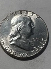 1961  FULL CRACK Franklin Half Dollar        N521