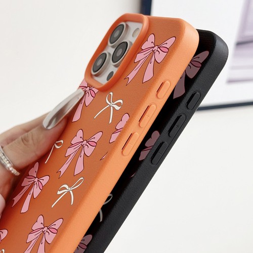 Phone Case For iPhone 17 16 Pro Max 15 14 13 12 11 Cute Bow TPU Girly Soft Cover - Picture 11 of 21