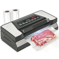 Mill Professional Vacuum Sealer Machine with New Patent Handle MVS-5181 for F...