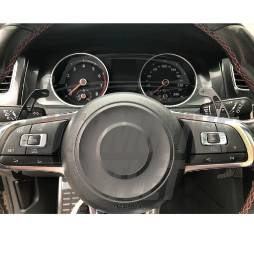 1 Par Paleta Cambio Extensiones Desplazadores Negro Para VW Golf 7 MK7 7.5 VII - Bild 15 von 15