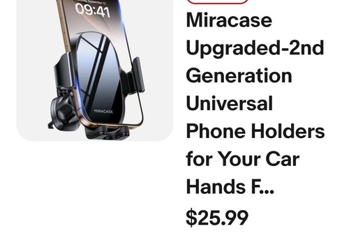 Miracase Upgraded 2nd Generation Universal Car Truck Vehicle Phone Holders Look - Photo 2 sur 7