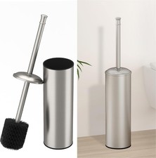 Toilet Brush and Holder Toilet Cleaner Bowl Set with Two Brush with Extra Long
