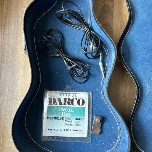 Vintage 1970s Teisco Tele-Star Short Scale Bass w/ Sunburst Finish - Picture 20 of 23