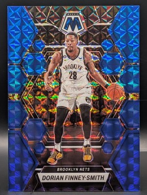 2022-23 Panini Mosaic #132 Dorian Finney-Smith Blue /199 - Brooklyn Nets