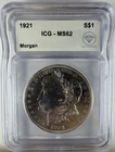 1921 $1 Morgan Silver Dollar MS62