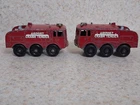 Lot Of 2. Vintage Matchbox Lesney No. 63 Red Foamite Airport Crash Tender (2)