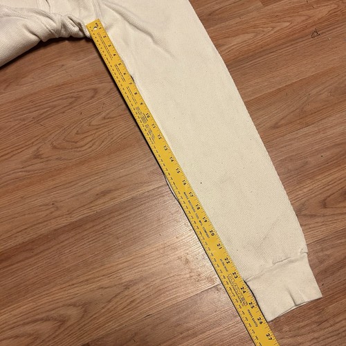 Vintage Carhartt Hergestellt in den USA Creme Thermo Lange Johns Bündchen Jogginghose Gr. XL (39) - Bild 4 von 5