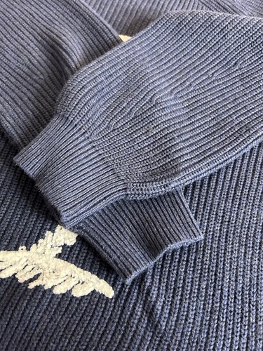 🩷 Tommy Bahama Damen Pullover Medium Breezy Palm Tree Pulli NavyBlue OpenKnit - Bild 16 von 16