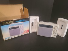 NEW IN BOX Timex Indiglo Lighted Portable 4 Band Weather Clock Radio