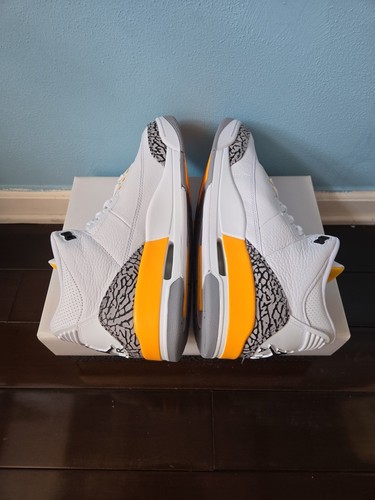 Jordan 3 Retro Laser Orange Women's Size 12 Men's Size 10.5 CK9246-108 Brand New - Picture 5 of 9