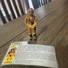 1987 Worms Maggot Driver3.75" Hasbro GIJoe No Antenna With File Card