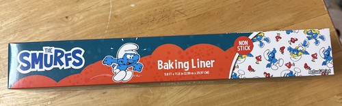 The Smurfs Baking Liner Paper Roll Non Stick 9.8ft X 11.8in - Picture 1 of 3