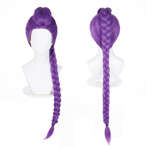 Cartoon Kpop Demon Hunters Rumi Mira Zoey Cosplay Wig High-Temperature Fiber Wig - Picture 4 of 20
