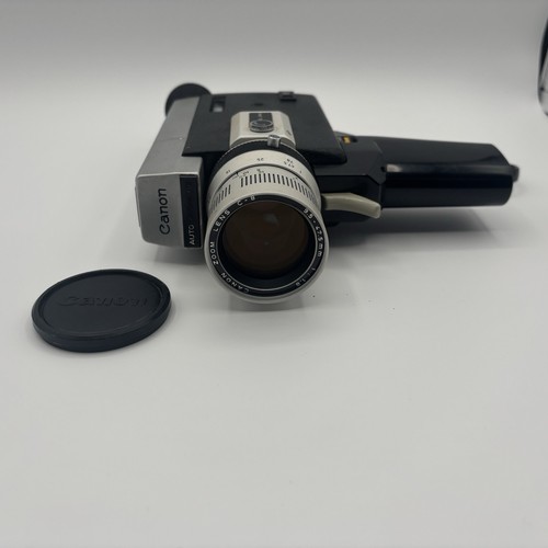 Canon Super 8 Auto Zoom 518 Movie Camera Rare Original Case Lens Cap Working - Picture 5 of 9