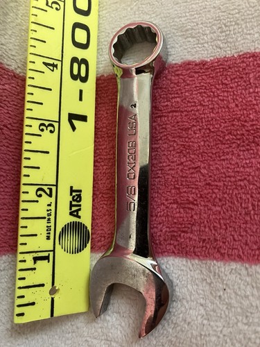 Llave combinada Snap-on OXI20B 5/8" 12 puntos SAE unidad de flanco enano rechoncha - Imagen 1 de 4