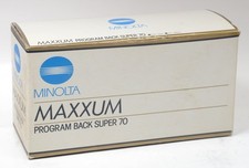Original Minolta Maxxum Program Back Super 70 Box - EMPTY - For Collectors