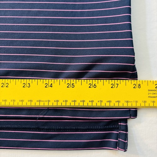 Peter Millar Men’s Summer Comfort Striped Polo Navy 2XL Wannamoisett CC Logo - Bild 7 von 10