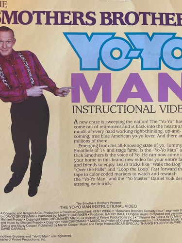 The Smothers Brothers - Autographed - Yo-Yo Man Instructional Video and Yo-Yo - Bild 8 von 8