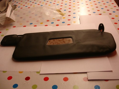 VW Golf Cabriolet Sonnenblende Typ 1 ,  155 857 552/BAY - Bild 1 von 3