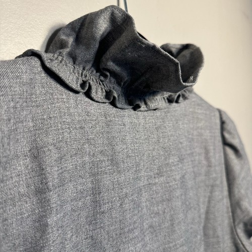 J. Crew Suiting Dress Cap Sleeves Sheath Wool Blend Grey Career Size 8 - Picture 8 of 12
