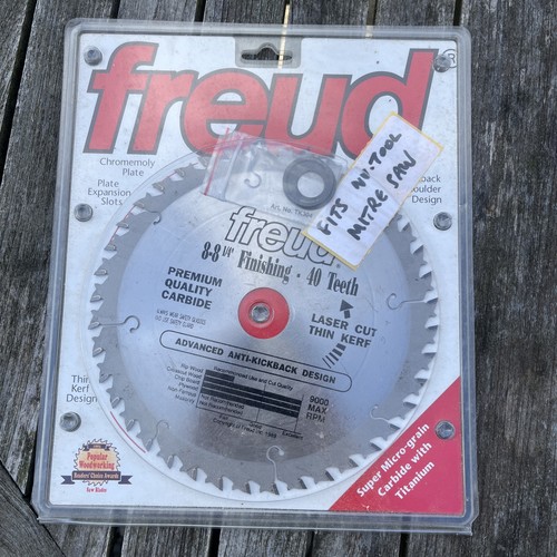 1 x Freud Finishing 40 Zähne Kreissägeblatt 8-81/4" unbenutzt - Bild 1 von 3