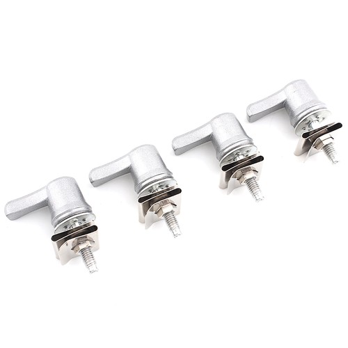 Silver Saddlebag Lever Lock Bolt Nut Fastener Kit For Harley Touring Glide 93-25 - Picture 11 of 17