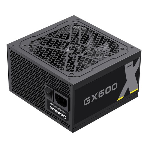 GAMEMAX GX-600 80+ Gold Wired 600W High Efficiency ATX Power Supply Black - Afbeelding 3 van 6