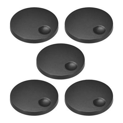 5X Potentiometer Control Knobs Acrylic Volume,Knobs Black D type 6mm