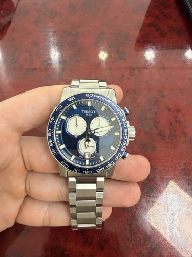 Tissot Supersport Chronograph Quartz Blue Dial Men's Watch T125.617.11.041.00