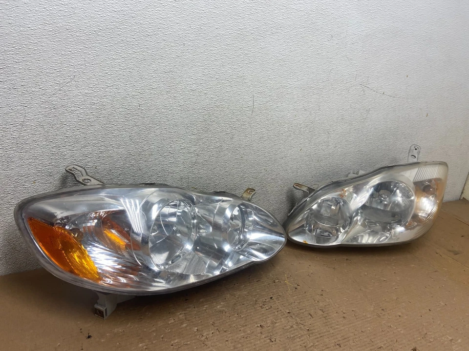 Juego de faros laterales izquierdo+derecho Toyota Corolla 2005 a 2008 R0996 DW Foto 3 de 4