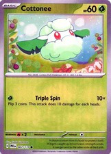 Cottonee (Master Ball Pattern) 007/131 Sv: Prismatic Evolutions Holo