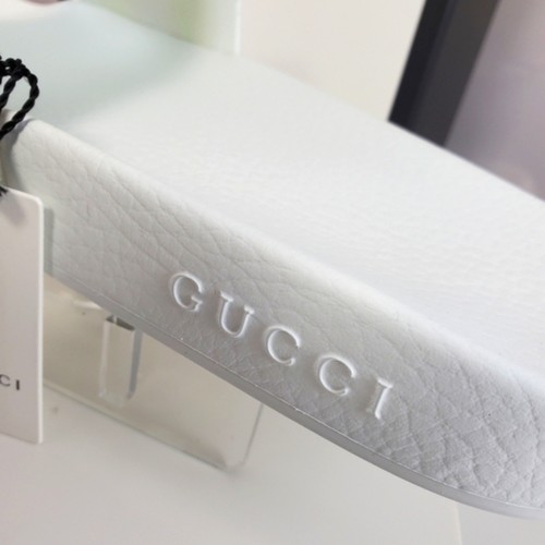 Neu mit Etikett $ 400 Gucci Signature Pursuit 72 Streifen Slipper Pantoletten Sandalen 6G (US 6,5-7) - Bild 10 von 16