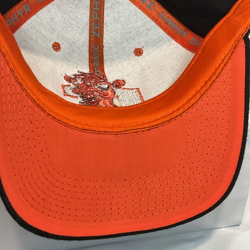 Gorra/gorra ajustada Campbell University Zephyr 7 3/8 “HUMPERS”. Negro Naranja - Imagen 5 de 7