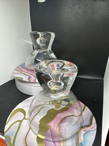 Vtg Iittala by Tapio Wirkkala Set of Two Bubble Sherry Glasses. Made in Finland - Picture 4 of 12