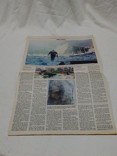 Lot Of Akron Beacon Journal Newspaper Articles Of 9/11- Original Paper From 9-11 - Picture 24 of 24