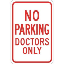 BRADY 124309 Traffic Sign, 18"H, 12"W, Plastic,  124309