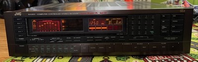 JVC R-X400B Computer Controlled Stereo Receiver Dynamic Super A Tested Read Dis
