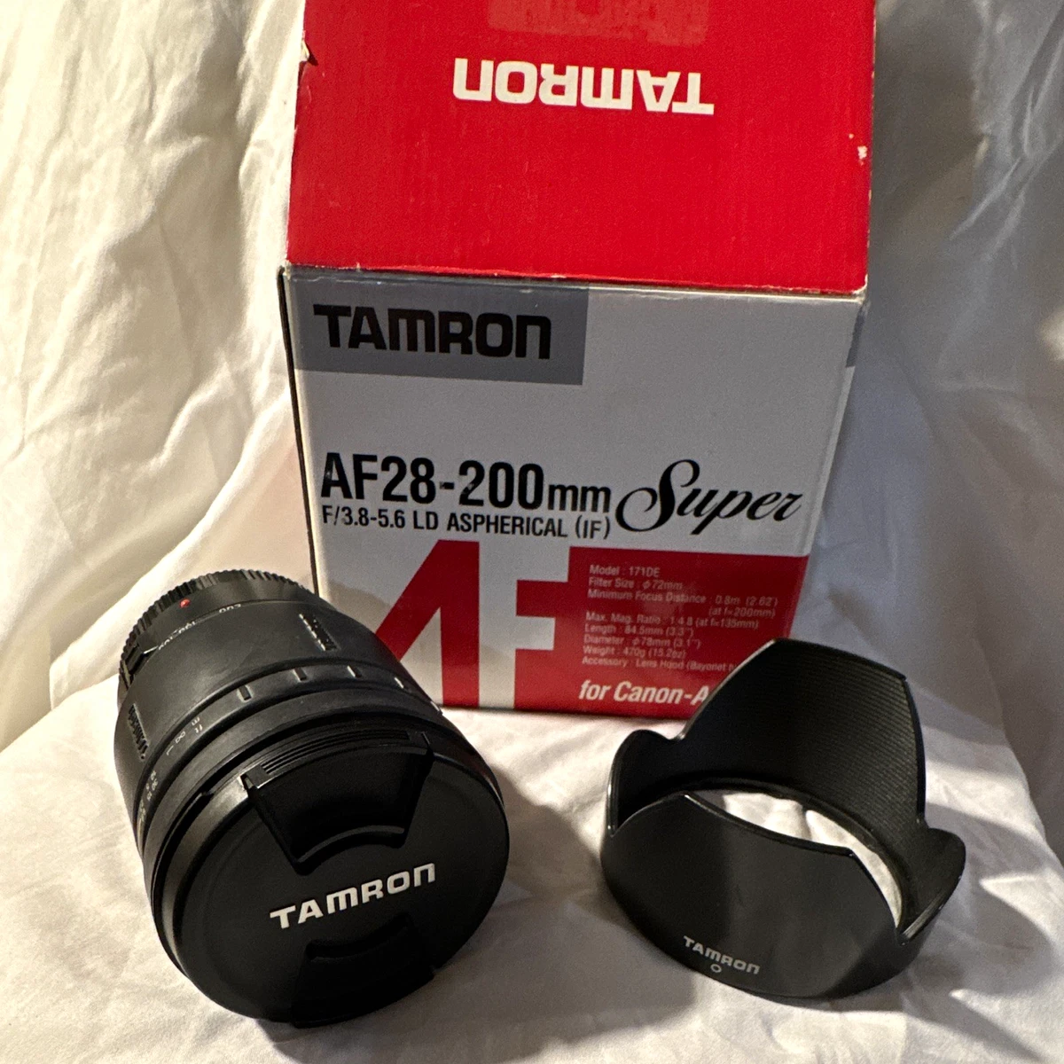 Tamron AF Camera Lenses for Canon 28-200mm Focal for sale | eBay