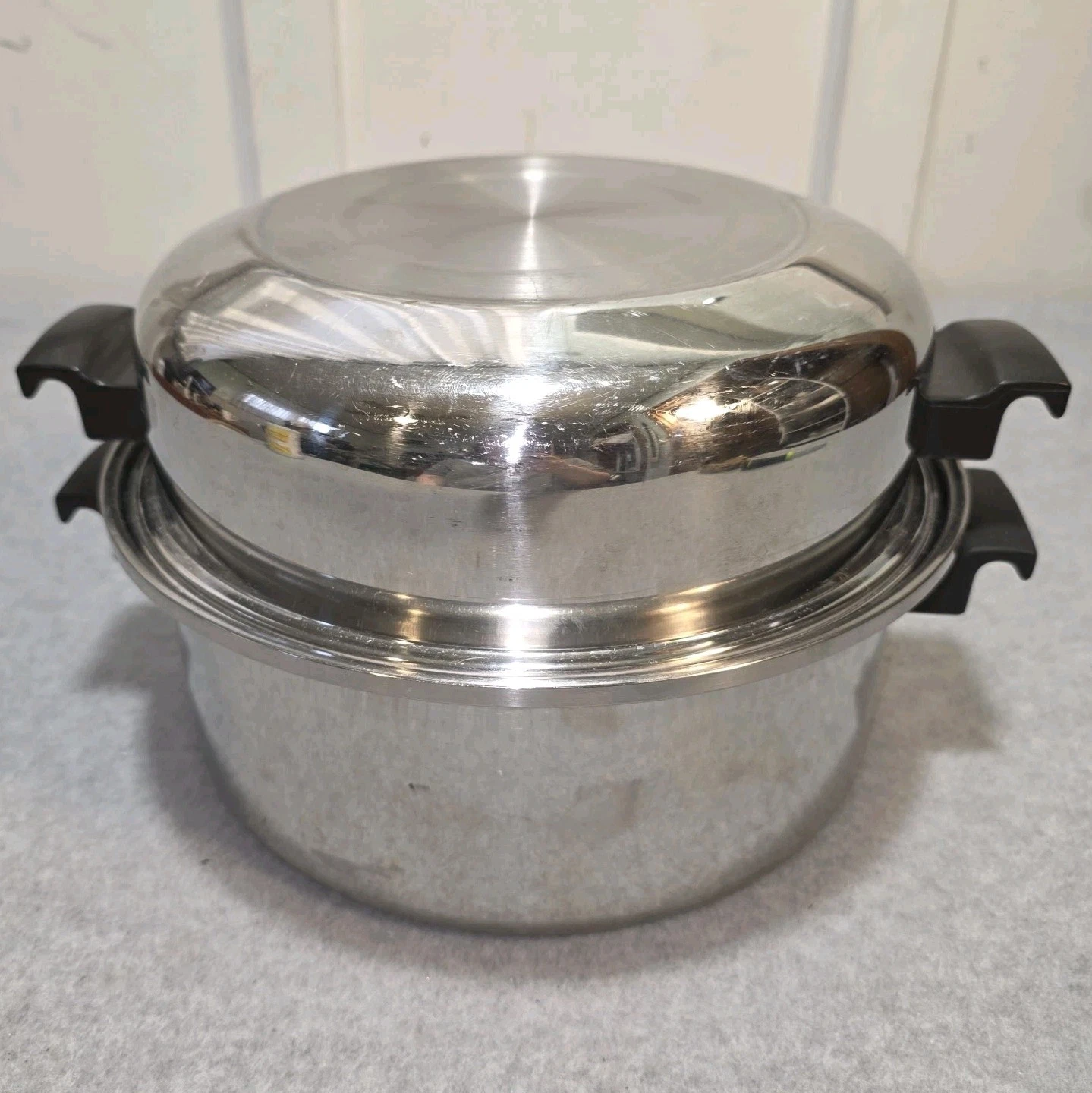 Permanent Deluxe 5 Qt. Stockpot Stainless Steel USA With Dome Lid
