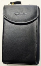 Brand New Forever Baellerry Crossbody Phone Wallet Purse, Black