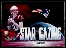 Drake Maye Rookie #SG-DME 2024 Panini Absolute Star Gazing New England Patriots 