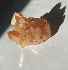 USA Tangerine Aura Quartz Présentoir Cluster Méditation Métaphysique