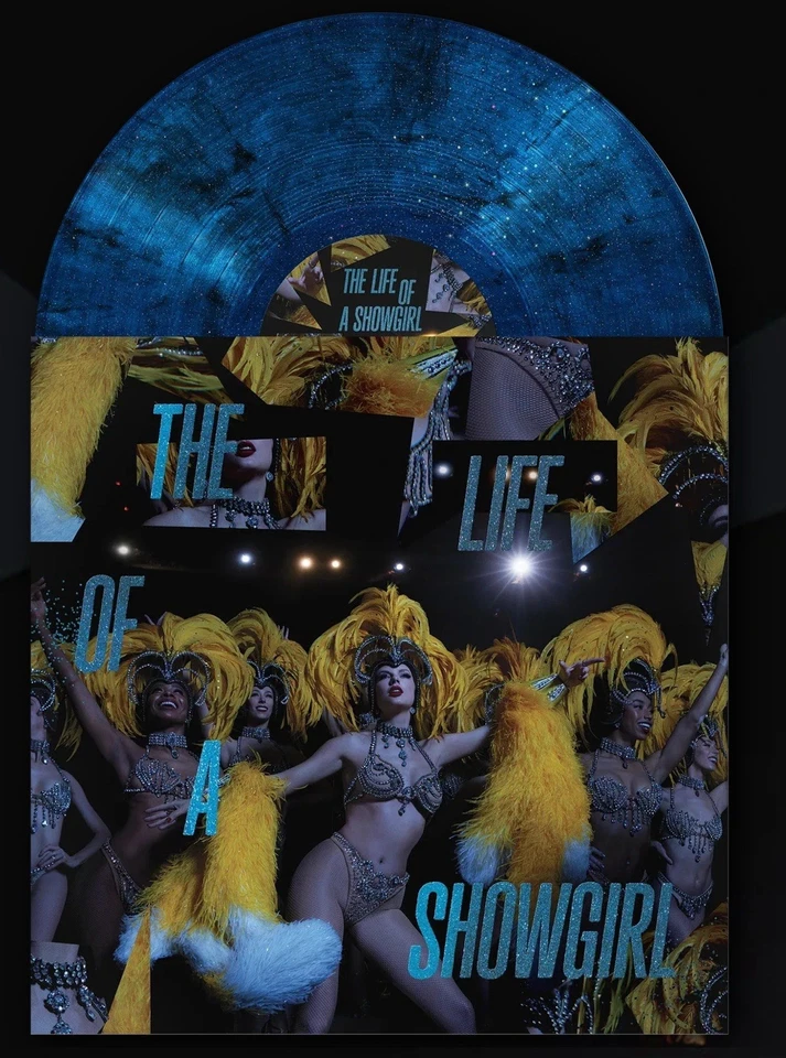 Taylor Swift - The Life of A Showgirl (Lakeside Beach Blue Sparkle Vinyl) Sealed - Image 4 of 4